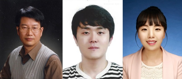 ▲ 충북대학교 배석철 연구팀이 암세포가 자실을 결정하지 않고 생존을 이어가는 핵심원리를 밝혀냈다. 사진은 왼쪽부터 배석철 교수, 이정원  교수, 김다미 박사.ⓒ한국연구재단