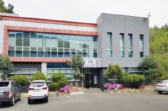 ▲ (주)이앤티 회사 전경.ⓒ포항테크노파크