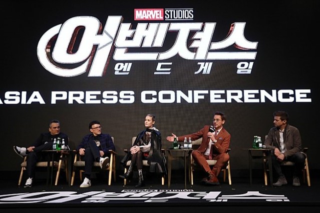 ▲ 영화 '어벤져스: 엔드게임' 아시아 프레스 컨퍼런스 현장.ⓒ월트디즈니컴퍼니 코리아