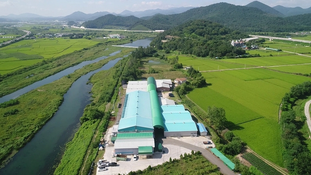 ▲ 농업회사법인인 (주)다인 버섯종균배양센터 전경.ⓒ경북도