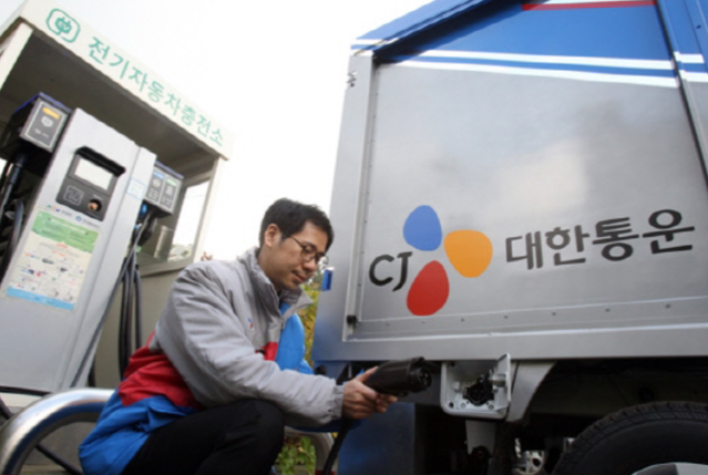 ▲ CJ대한통운 전기차 시범사업 자료 사진 (사진과 기사 내용은 관련 없음) ⓒ CJ대한통운