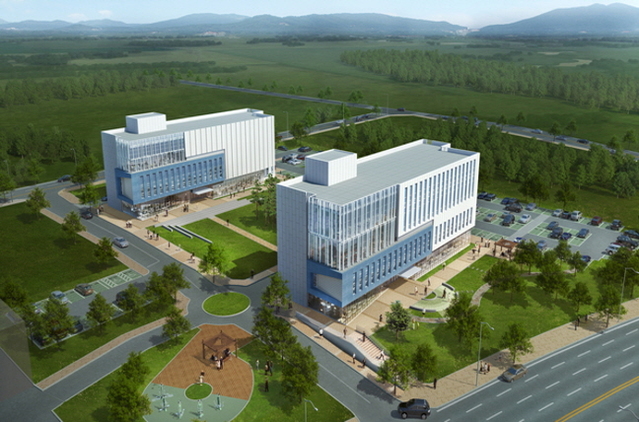 ▲ 차량용 첨단소재 성형가공 기술 고도화 센터 조감도.ⓒ경주시