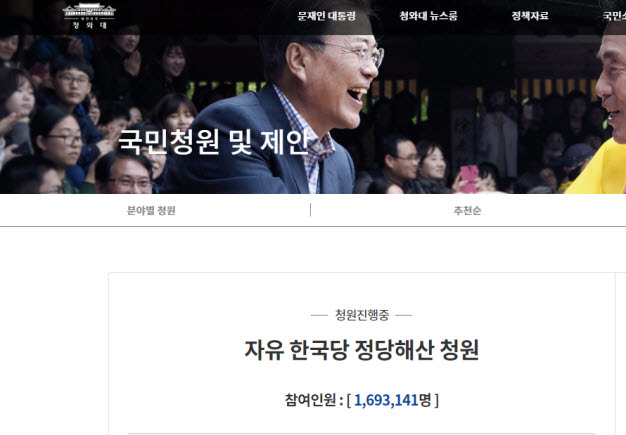 ▲ ⓒ청와대 국민청원 게시판 갈무리.