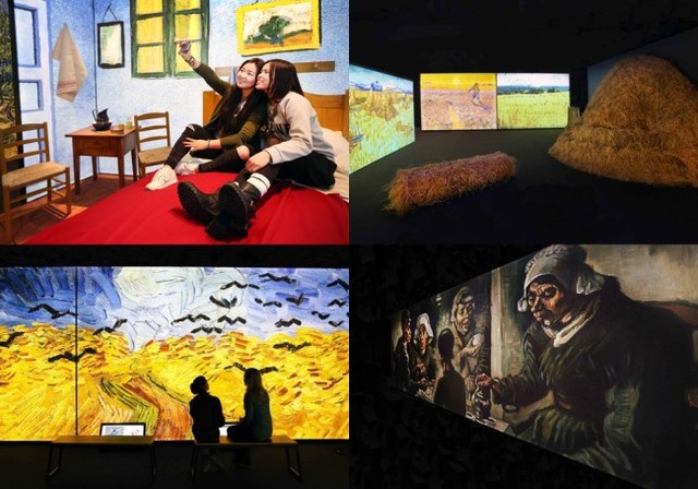 ▲ '빈센트 반 고흐를 만나다' 체험 전시.ⓒ마스트엔터테인먼트