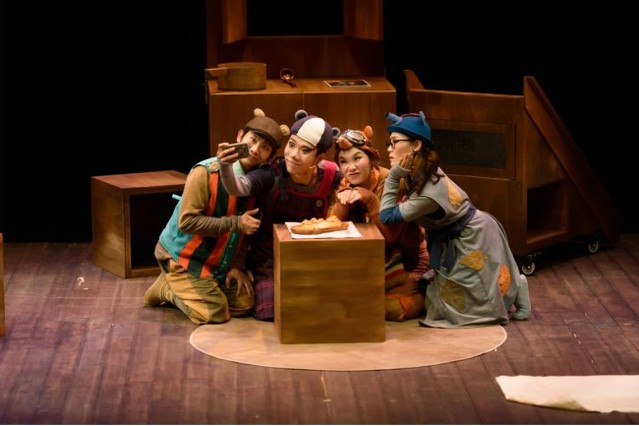 ▲ 가족뮤지컬 '버드나무에 부는 바람' 공연 장면.ⓒ문화공작소 상상마루