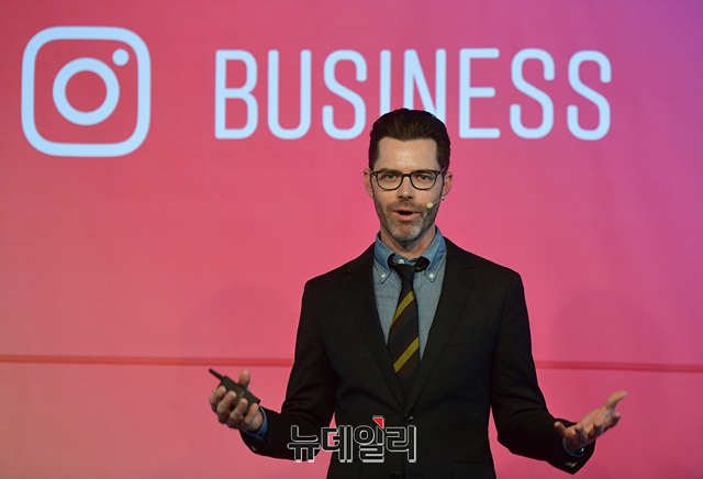 ▲ 짐 스콰이어스 인스타그램 비즈니스 및 미디어 총괄 부사장ⓒ정상윤 기자