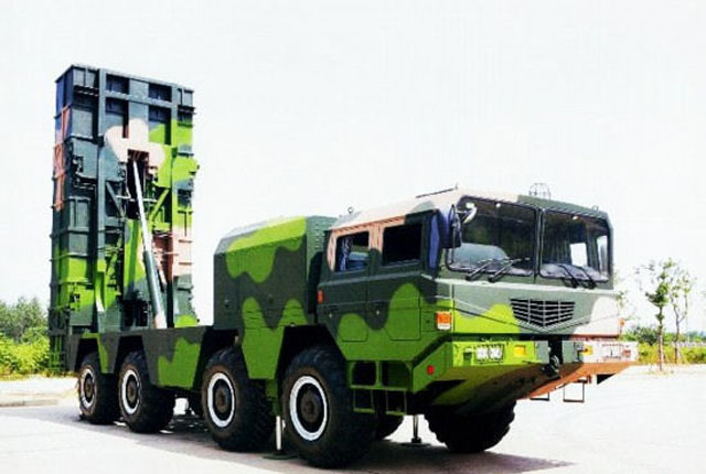 ▲ 중국이 러시아 '이스칸데르'를 복제해 만든 DF-12(수출명 M-20) 탄도미사일. 미사일 보관함 모양이 다르지만 파키스탄의 NASR 미사일에서 보듯 '껍데기'는 중요한 게 아니다. ⓒ美글로벌 시큐리티 화면캡쳐.