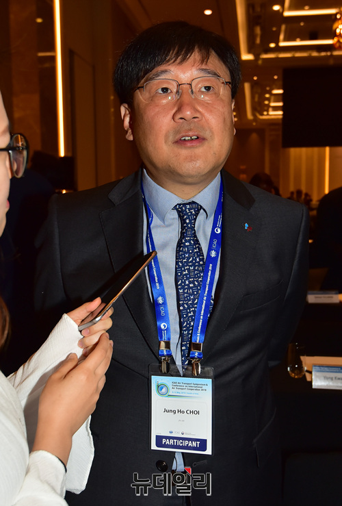 ▲ 최정호 진에어 대표ⓒ정상윤 기자