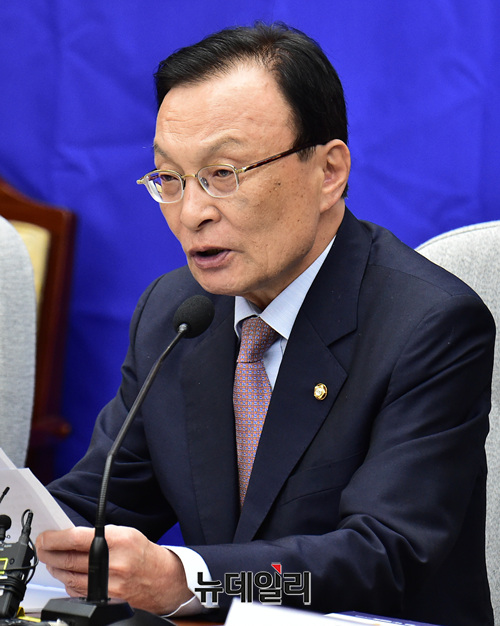 ▲ 이해찬 더불어민주당 대표가 8일 오전 국회에서 열린 확대간부회의에 참석했다.ⓒ이종현 기자