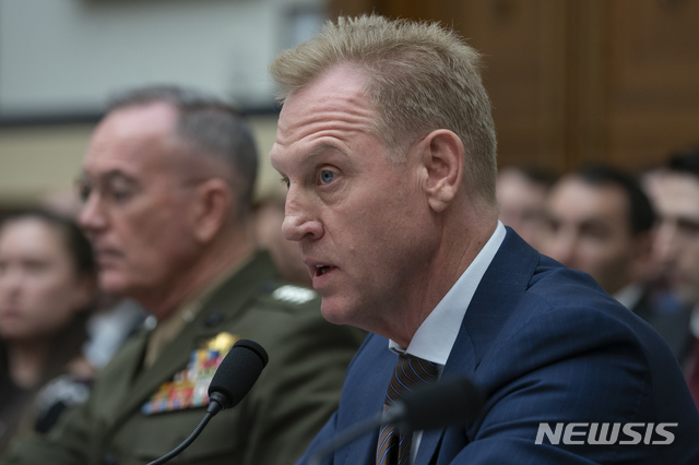 ▲ 패트릭 섀너핸 미 국방장관 대행ⓒ뉴시스.
