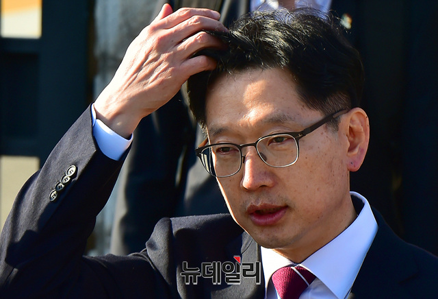 ▲ '드루킹 댓글 조작' 관련 김경수 경남도지사의 항소심 공판이 9일 오후 서울고법에서 진행됐다.ⓒ뉴데일리 DB