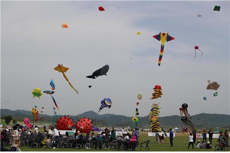 ▲ 의성군 인구보다 많은 관광객이 찾은 제9회 의성 세계 연 축제 사진.ⓒ의성군