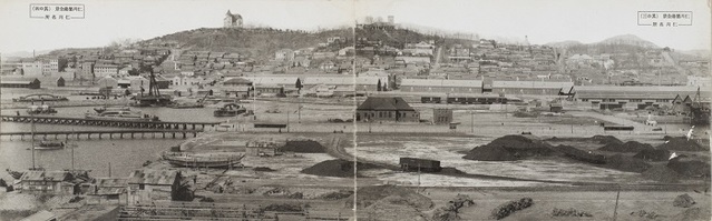 ▲ 1920년대 인천항 파노라마 사진. ⓒ인천광역시 화도진도서관