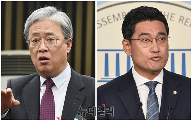 ▲ 유성엽 민주평화당 원내대표와 오신환 바른미래당 원내대표 후보. ⓒ뉴데일리 DB