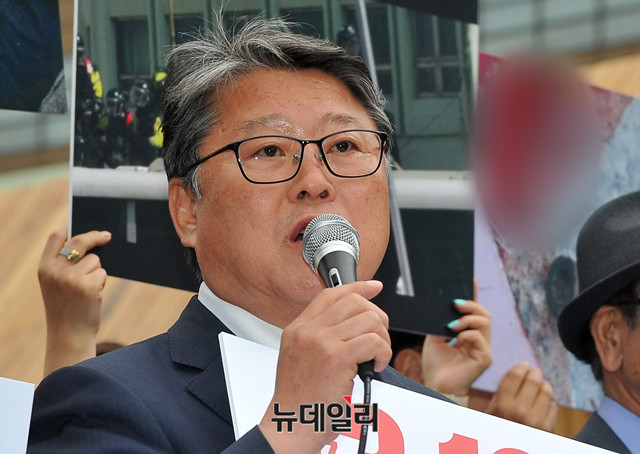 ▲ 조원진 대한애국당 대표. ⓒ뉴데일리DB