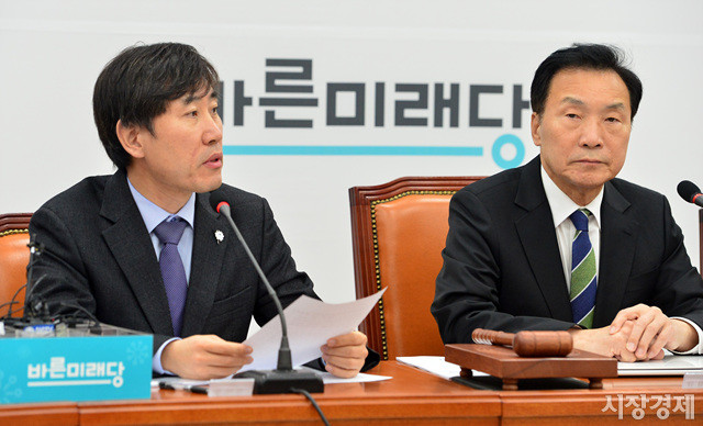 ▲ 바른미래당 하태경 의원과 손학규 당대표. ⓒ박성원 기자