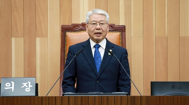 ▲ 세종시의회가 오는 20일부터 제56회 1차 정례회를 시작한다.사진은 서금택 의장.ⓒ세종시의회