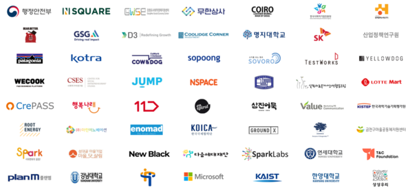 ▲ 최태원 SK 회장의 제안으로 시작하는 ‘SOVAC 2019’ 파트너사 명단. ⓒSOVAC