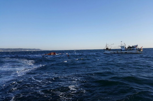 ▲ 포항시 남구 구룡포 인근 해상에서 어선끼리 충돌하는 사고가 발생했다.ⓒ포항해경
