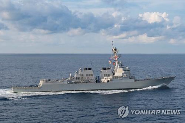 ▲ 미 해군 구축함 '프레블함'ⓒ[사진=연합뉴스]
