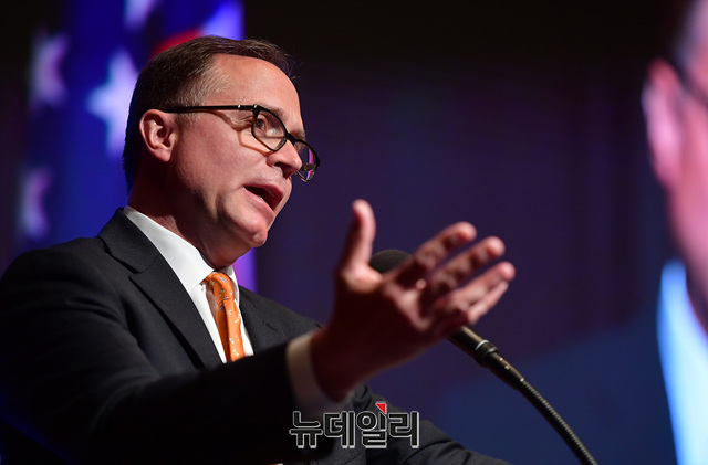 ▲ 댄 슈나이더 미국보수주의연합(ACU) 상임이사가 한국보수연합과의 공조를 약속했다.ⓒ정상윤 기자