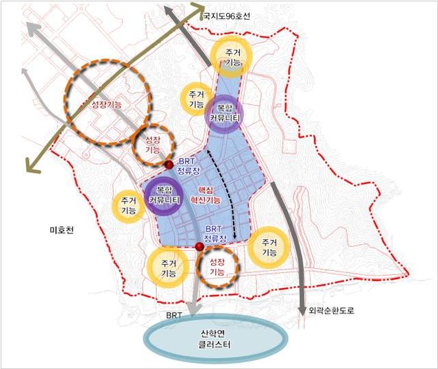 ▲ 세종 5-1 생활권 공간구조(안)ⓒ세종시