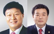 23일 직위 상실형을 받은 충북도의회 박병진 의원(오른쪽)과 강현삼 전 도의원.ⓒ충북도의회