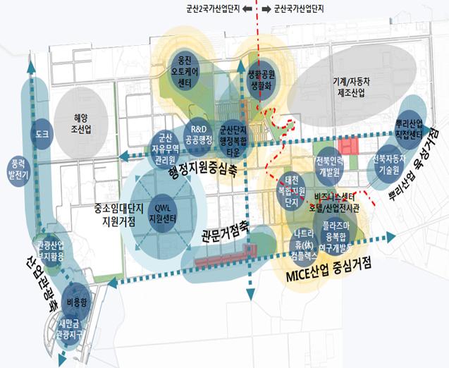 ▲ 전북 군산 노후거점산업단지 경쟁력강화사업 계획도.ⓒ국토교통부