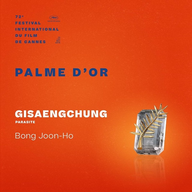 ▲ 배우 송강호(좌)와 봉준호 감독. ⓒ앤드크레딧