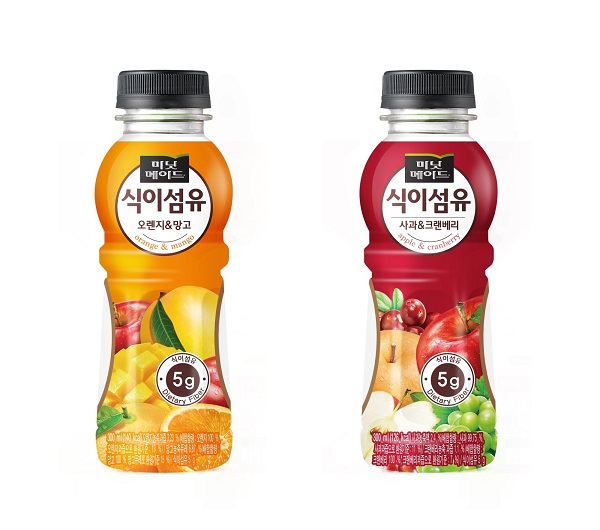 ▲ 미닛메이드 식이섬유 300ml 2종ⓒ코카-콜라사