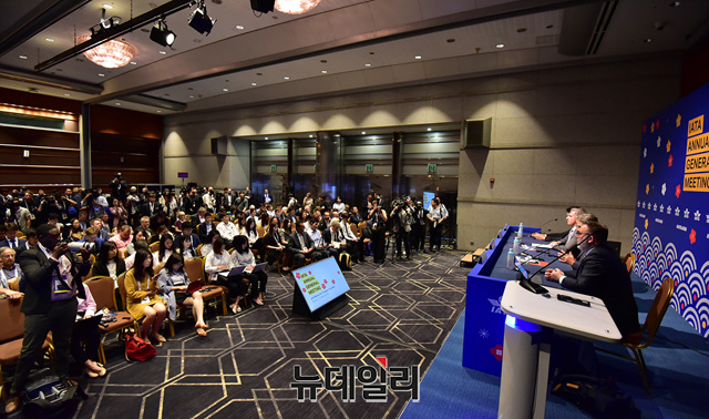 ▲ 3일 서울 코엑스에서 미디어 브리핑이 진행됐다ⓒ정상윤 기자