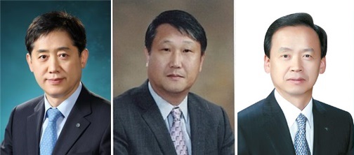 ▲ 사진 왼쪽부터 김주현 전 예금보험공사 사장, 임유 전 여신금융협회 상무, 정수진 전 하나카드 사장