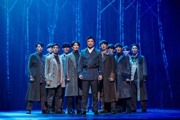 ▲ 뮤지컬 '영웅' 공연 장면.ⓒ에이콤