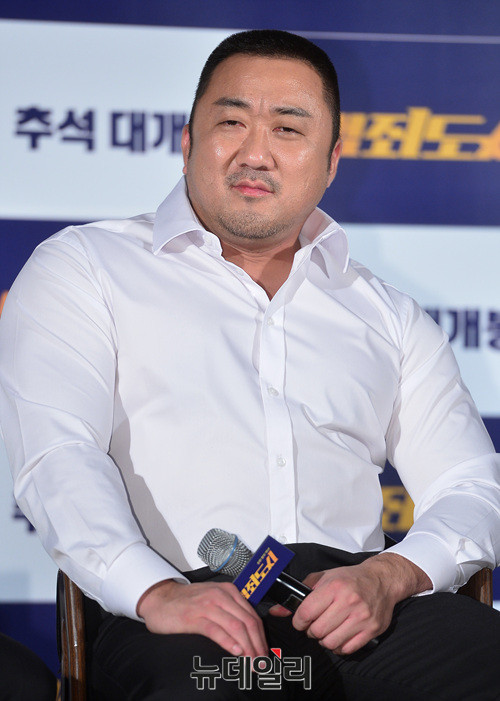 ▲ '할리우드 진출설'로 화제선상에 오른 배우 마동석. ⓒ뉴데일리