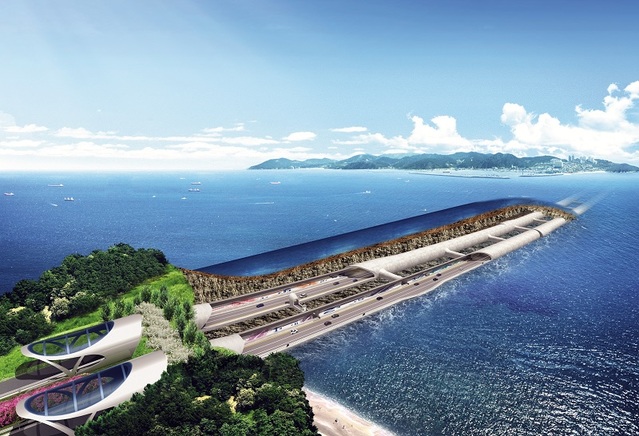 ▲ 보령~태안 해저터널 조감도.ⓒ대전지방국토관리청