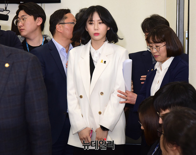 ▲ '고(故)장자연 사건'의 증언자를 자처했던 윤지오씨. ⓒ박성원 기자