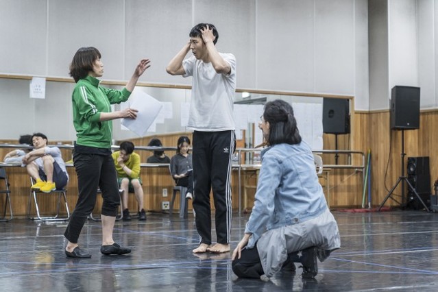 ▲ 연극 '묵적지수' 연습 장면.ⓒ서울문화재단