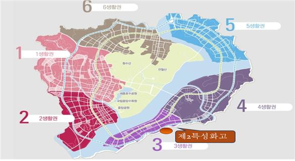 ▲ 제2특성화고 건물 위치도.ⓒ세종시교육청