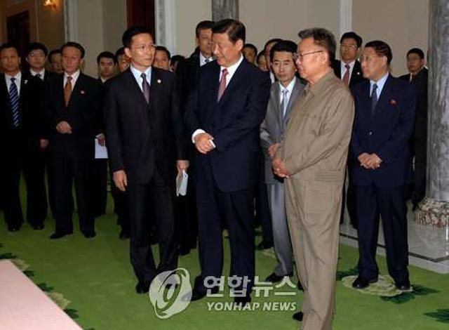 ▲ 2008년 국가 부주석일 당시 방북했던 시진핑. ⓒ연합뉴스. 무단전재 및 재배포 금지.