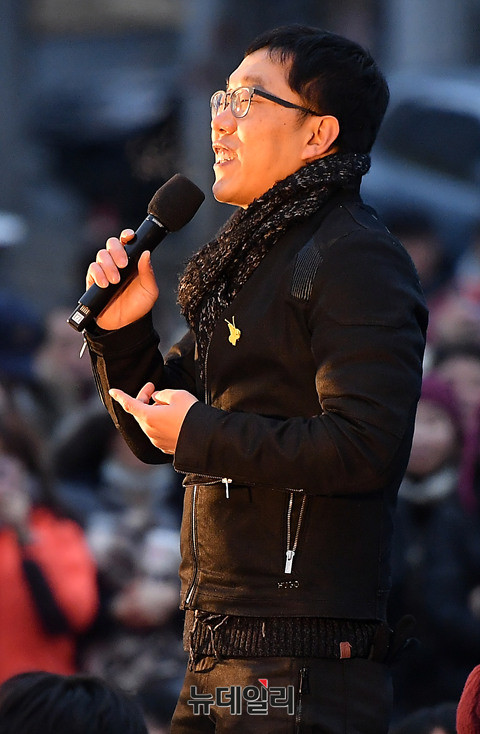 ▲ 방송인 김제동.ⓒ뉴데일리 D/B