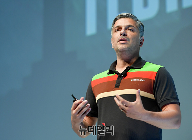 ▲ 페르난도 마차도(Fernando Machado) 버거킹 글로벌 CMO ⓒ프랑스 칸 = 정상윤 기자