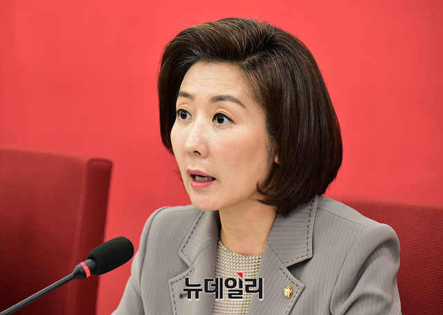 ▲ 자유한국당 나경원 원내대표. ⓒ이종현 기자