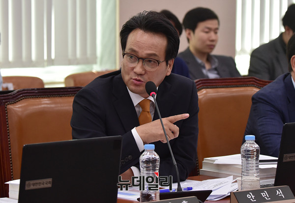 ▲ 안민석 더불어민주당 의원. ⓒ뉴데일리 DB