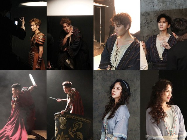 ▲ 뮤지컬 '벤허' 프로필 촬영 현장.ⓒ뉴컨텐츠컴퍼니