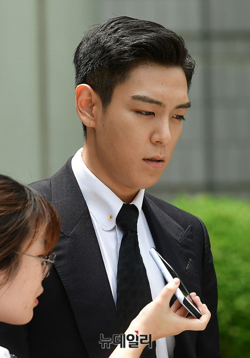 ▲ 사회복무요원 소집 해제를 앞두고 있는 그룹 빅뱅의 탑. ⓒ뉴데일리