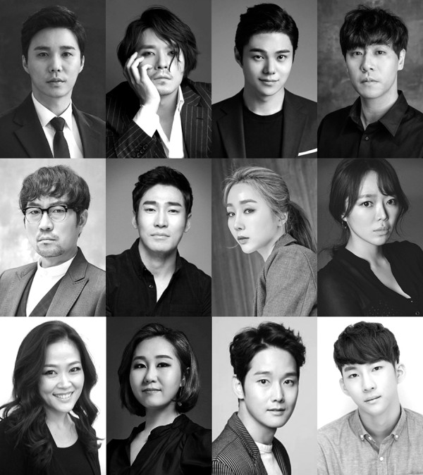 ▲ 뮤지컬 '블루레인' 캐스팅 이미지.ⓒ씨워너원(C101)