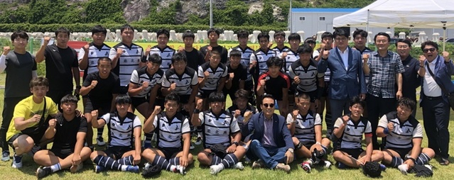 ▲ 충북고 럭비부.ⓒ충북고