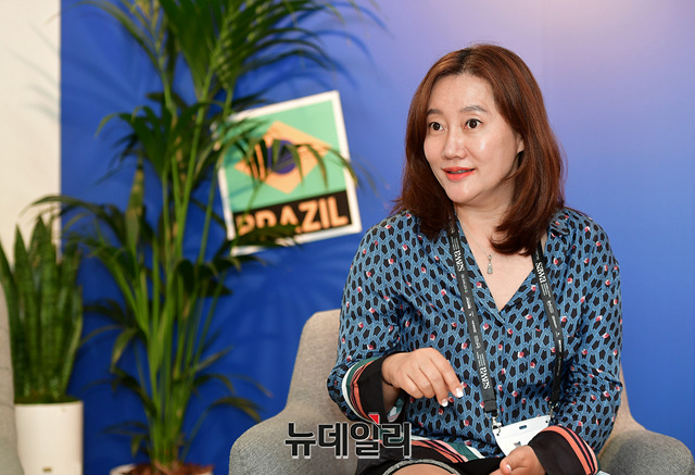 ▲ 오혜원 제일기획 상무 ⓒ프랑스 칸 = 정상윤 기자