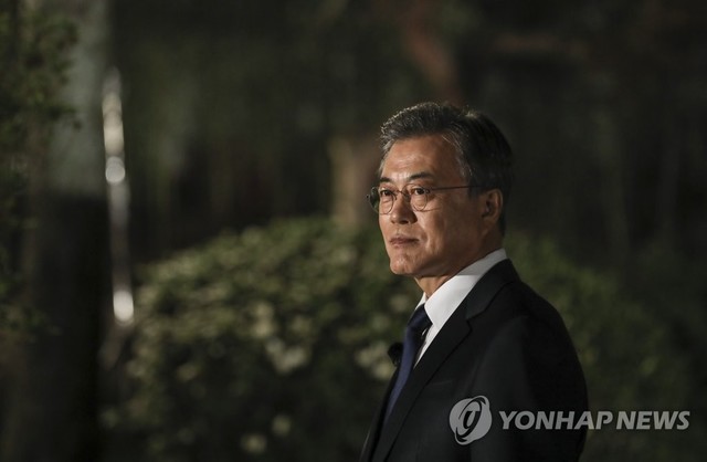 ▲ 문재인 대통령은 지난달 9일 취임 2주년 대담에서 