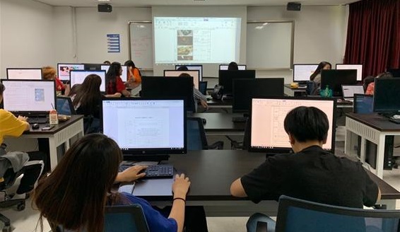 ▲ 한국영상대학교 스튜디오 촬영장 모습.ⓒ한국영상대